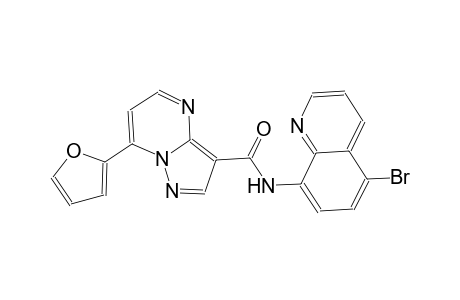 N-(5-bromo-8-quinolinyl)-7-(2-furyl)pyrazolo[1,5-a]pyrimidine-3-carboxamide