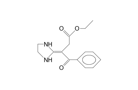 3-Benzoyl-3-(2-imidazolidinylidene)-propionic acid, ethyl ester