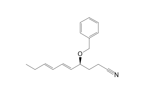 (5E,7E,4S)-4-Benzyloxydeca-5,7-dienenitrile