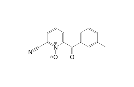 2-Cyano-6-(3-methylbenzoyl) pyridine 1-Oxide