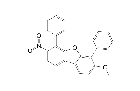 Dibenzofuran, 3-methoxy-7-nitro-4,6-diphenyl-