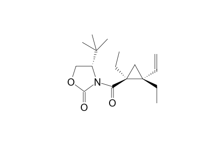 (S)-4-(tert-butyl)-3-((1S,2R)-1,2-diethyl-2-vinylcyclopropanecarbonyl)oxazolidin-2-one