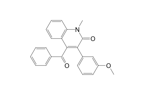 4-Benzoyl-3-(3-methoxyphenyl)-1-methylquinolin-2(1H)-one