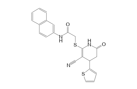 acetamide, 2-[[3-cyano-1,4,5,6-tetrahydro-6-oxo-4-(2-thienyl)-2-pyridinyl]thio]-N-(2-naphthalenyl)-