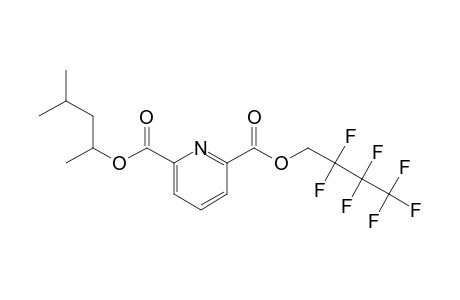 2,6-Pyridinedicarboxylic acid, 2,2,3,3,4,4,4-heptafluorobutyl 4-methylpent-2-yl ester