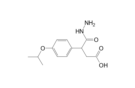 4-Diazanyl-4-oxidanylidene-3-(4-propan-2-yloxyphenyl)butanoic acid