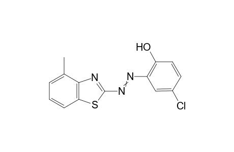 4-chloro-2-(4'-methylbenzothiazol-2-ylazo)-phenol
