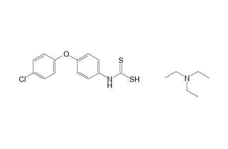 p-(p-chlorophenoxy)dithiocarbanilic acid, compound with triethylamine(1:1)
