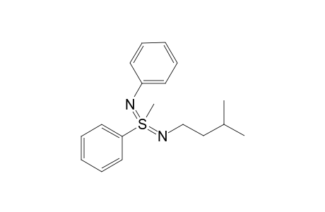 N-(3-Methylbutyl)-N'-phenyl-S-methyl-S-phenyl sulfondiimine