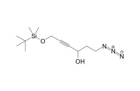 6-Azido-1-(tert-butyldimethylsilyloxy)-4-hydroxyhex-2-yne