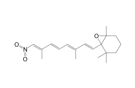 2,2,6-Trimethyl-1-[(1E,3E,5E,7E)-2',6'-dimethyl-1'-nitro-1',3',5',7'-octatetraen-8'-yl]-7-oxabicyclo[4.1.0]heptane