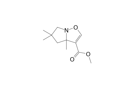 3a,5,5-trimethyl-4,6-dihydropyrrolo[1,2-b]isoxazole-3-carboxylic acid methyl ester