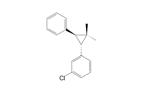 TRANS-1-(META-CHLOROPHENYL)-3,3-DIMETHYL-2-PHENYL-CYCLOPROPANE