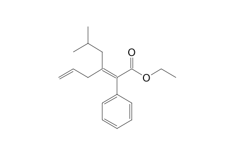 3-Isobutyl-2-phenylhexa-2,5-dienoic acid ethyl ester
