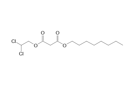 Malonic acid, 2,2-dichloroethyl octyl ester