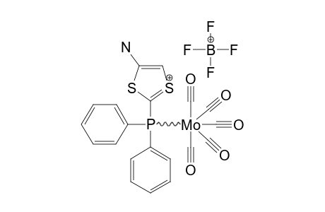 [MO(CO)5(PPH2CS2C2H3N)][BF4]