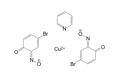 Copper, bis(4-bromo-3,5-cyclohexadiene-1,2-dione i-oximato-N2,O1)(pyridine)-