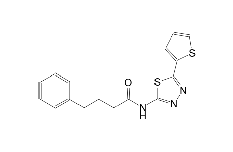 4-phenyl-N-[5-(2-thienyl)-1,3,4-thiadiazol-2-yl]butanamide
