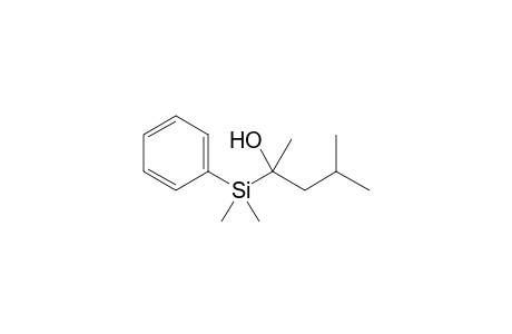 2-[dimethyl(phenyl)silyl]-4-methyl-2-pentanol