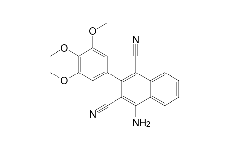 4-Amino-2-(3,4,5-trimethoxyphenyl)naphthalene-1,3-dicarbonitrile