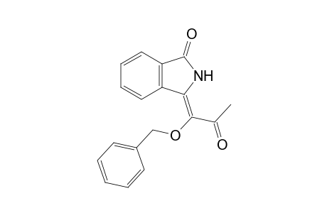 3-(1-Benzyloxy-2-oxopropylidene)-2,3-dihydro-1H-isoindole-1-one