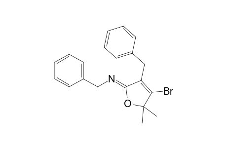 Z-2-Benzylimino-3-benzyl-4-bromo-5,5-dimethyl-2,5-dihydrofuran