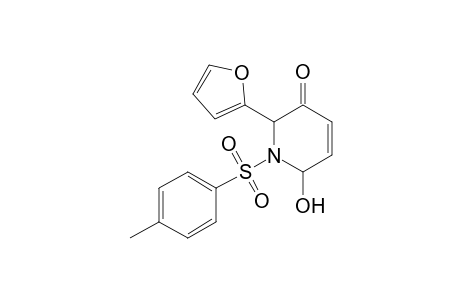 (2S,6R)-2-Furan-2-yl-6-hydroxy-1-(4-tolylsulfonyl)-1,6-dihydro-2H-pyridin-3-one
