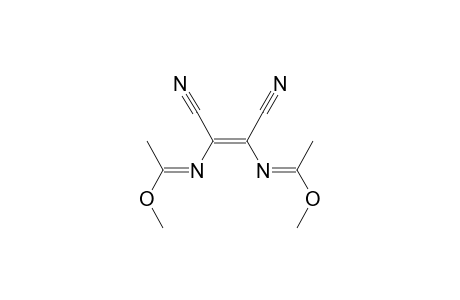 N-{(Z)-1,2-Dicyano-2-[1-methoxy-eth-(E)-ylideneamino]-vinyl}-acetimidic acid methyl ester