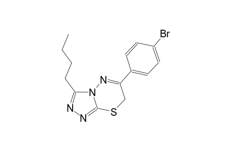 6-(4-Bromo-phenyl)-3-butyl-7H-[1,2,4]triazolo[3,4-b][1,3,4]thiadiazine