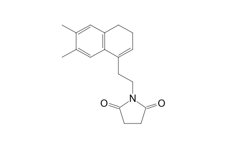 1-[2-(6,7-dimethyl-3,4-dihydronaphthalen-1-yl)ethyl]pyrrolidine-2,5-dione