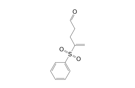 4-Phenylsulfonyl-4-pentenal