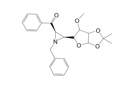 L-glycero-.beta.-L-ido-Heptodialdo-1,4-furanose, 5,6-dideoxy-3-O-methyl-1,2-O-(1-methylethylidene)-7-C-phenyl-5,6-[(ph enylmethyl)imino]-