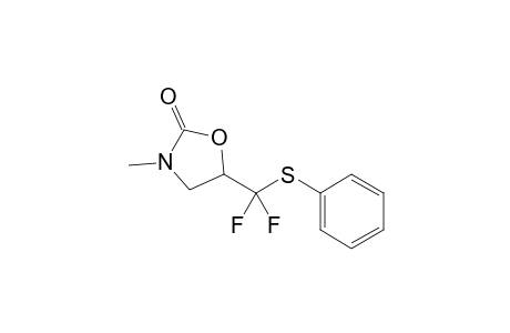 5-[Difluoro(phenylthio)methyl]-3-methyloxazolidinone