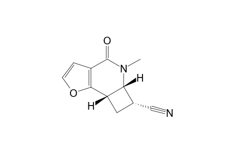 (2S*,2AR*,7BR*)-2-CYANO-3-METHYL-4-OXO-1,2,2A,3,4,7B-HEXAHYDROCYCLOBUTA-[G]-FURO-[3,2-C]-PYRIDINE