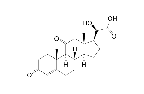 3,11-Dioxo-20α-hydroxypregn-4-en-21-oic acid