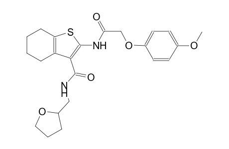 2-{[(4-methoxyphenoxy)acetyl]amino}-N-(tetrahydro-2-furanylmethyl)-4,5,6,7-tetrahydro-1-benzothiophene-3-carboxamide