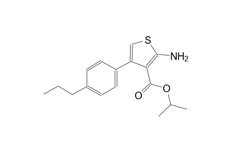 isopropyl 2-amino-4-(4-propylphenyl)-3-thiophenecarboxylate