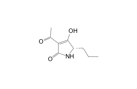2H-Pyrrol-2-one, 3-acetyl-1,5-dihydro-4-hydroxy-5-propyl-, (S)-