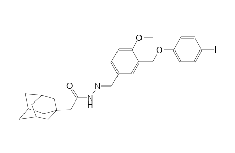 2-(1-adamantyl)-N'-((E)-{3-[(4-iodophenoxy)methyl]-4-methoxyphenyl}methylidene)acetohydrazide