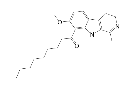 12-NONANOYL-11-METHOXY-3-METHYL-5,6-DIHYDRO-BETA-CARBOLINE