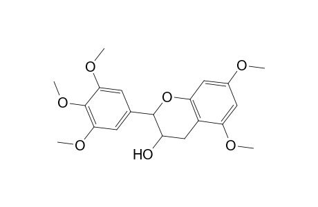 2H-1-Benzopyran-3-ol, 3,4-dihydro-5,7-dimethoxy-2-(3,4,5-trimethoxyphenyl)-, (2R-cis)-