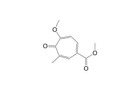 2-Methoxy-5-(methoxycarbonyl)-7-methylcyclohepta-2,4,6-trien-1-one