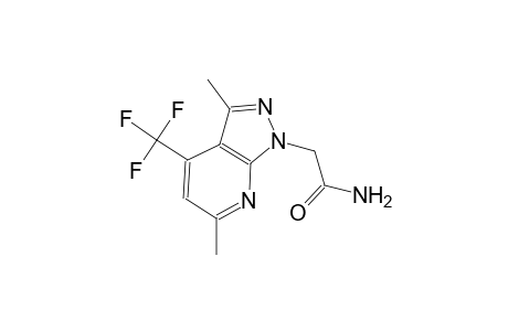 2-[3,6-dimethyl-4-(trifluoromethyl)-1H-pyrazolo[3,4-b]pyridin-1-yl]acetamide