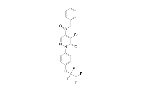 3(2H)-Pyridazinone, 4-bromo-5-[(phenylmethyl)sulfinyl]-2-[4-(1,1,2,2-tetrafluoroethoxy)phenyl]-