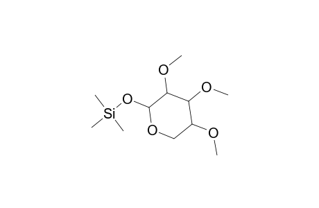 Lyxopyranose, 2,3,4-tri-O-methyl-1-O-(trimethylsilyl)-
