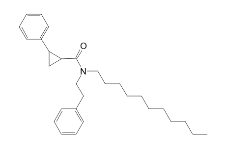 Cyclopropanecarboxamide, 2-phenyl-N-(2-phenylethyl)-N-undecyl-