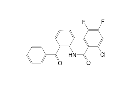 benzamide, N-(2-benzoylphenyl)-2-chloro-4,5-difluoro-