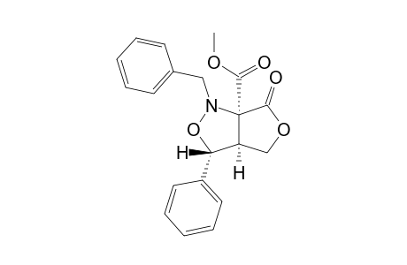 (3R,3aS,6aS)-Tetrahydro-6a-(methoxycarbonyl)-3-phenyl-1-(phenylmethyl)-1H,6H-furo[3,4-c]isoxazol-6-one