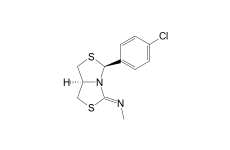Methanamine, N-[5-(4-chlorophenyl)dihydro-1H,3H,5H-thiazolo[3,4-c]thiazol-3-ylidene]-, (3Z,4.alpha.,5.alpha.,7a.alpha.)-, (E)-2-butenedioate (2:3)