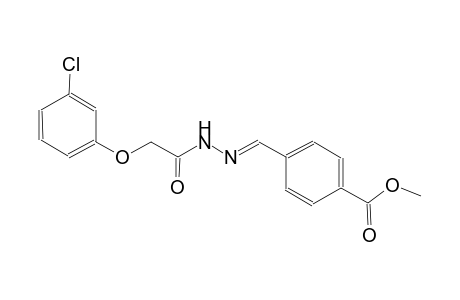 benzoic acid, 4-[(E)-[[(3-chlorophenoxy)acetyl]hydrazono]methyl]-, methyl ester